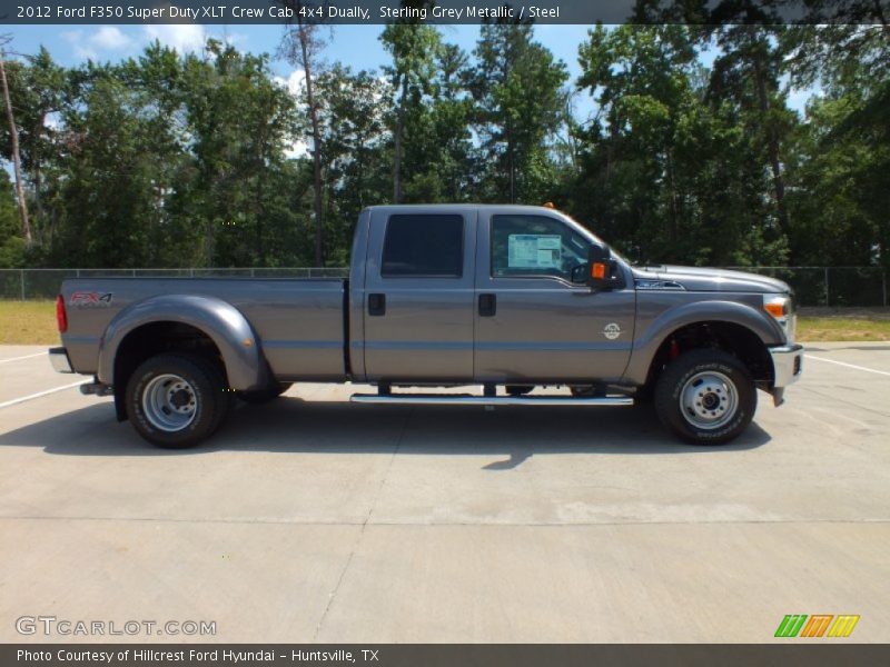  2012 F350 Super Duty XLT Crew Cab 4x4 Dually Sterling Grey Metallic