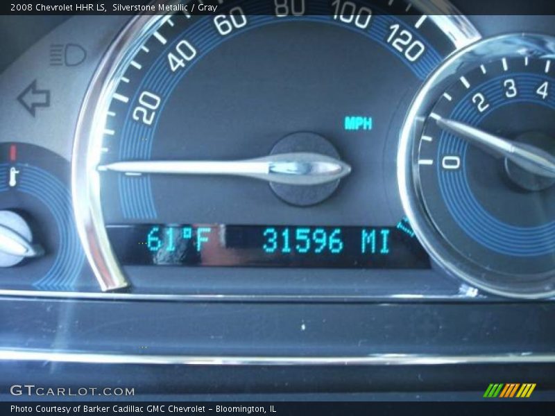 Silverstone Metallic / Gray 2008 Chevrolet HHR LS