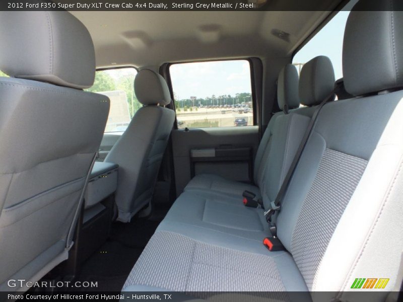 Sterling Grey Metallic / Steel 2012 Ford F350 Super Duty XLT Crew Cab 4x4 Dually