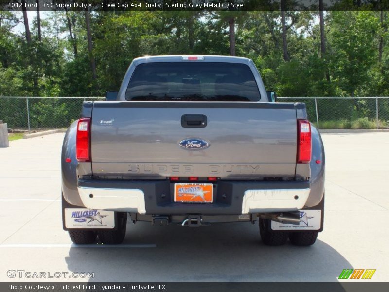 Sterling Grey Metallic / Steel 2012 Ford F350 Super Duty XLT Crew Cab 4x4 Dually