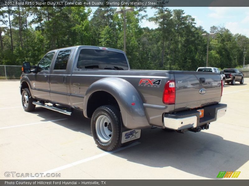 Sterling Grey Metallic / Steel 2012 Ford F350 Super Duty XLT Crew Cab 4x4 Dually