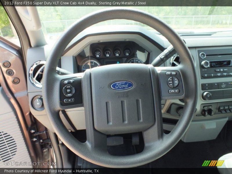  2012 F350 Super Duty XLT Crew Cab 4x4 Dually Steering Wheel