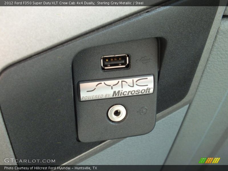 Sterling Grey Metallic / Steel 2012 Ford F350 Super Duty XLT Crew Cab 4x4 Dually