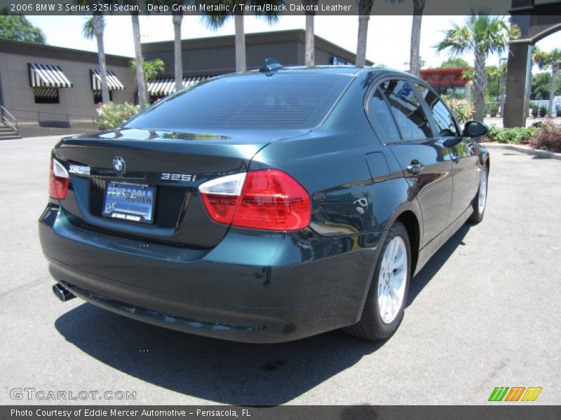 Deep Green Metallic / Terra/Black Dakota Leather 2006 BMW 3 Series 325i Sedan