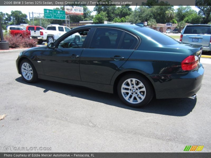 Deep Green Metallic / Terra/Black Dakota Leather 2006 BMW 3 Series 325i Sedan