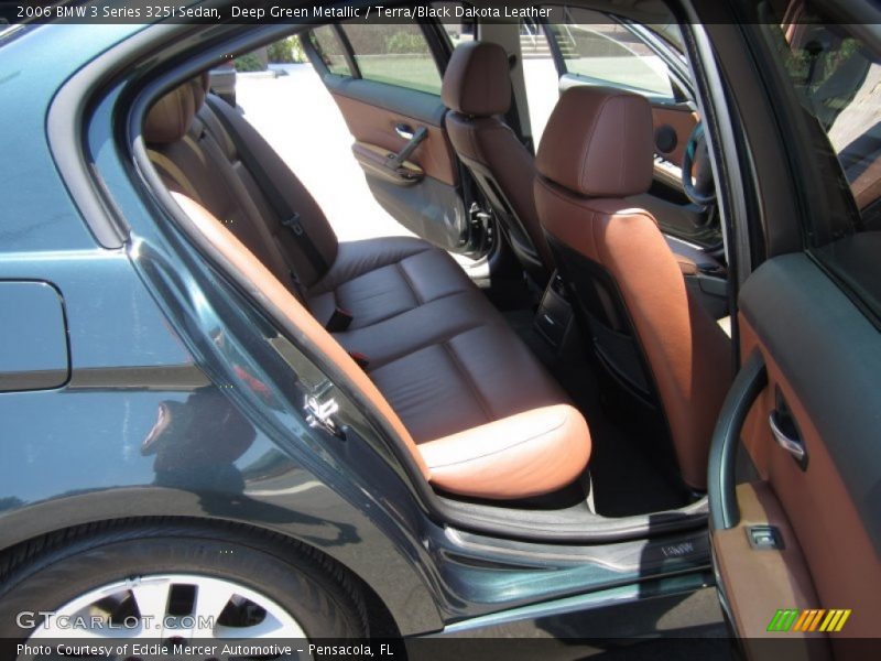 Deep Green Metallic / Terra/Black Dakota Leather 2006 BMW 3 Series 325i Sedan