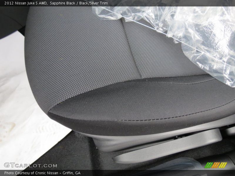 Sapphire Black / Black/Silver Trim 2012 Nissan Juke S AWD