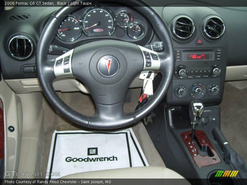 Black / Light Taupe 2008 Pontiac G6 GT Sedan