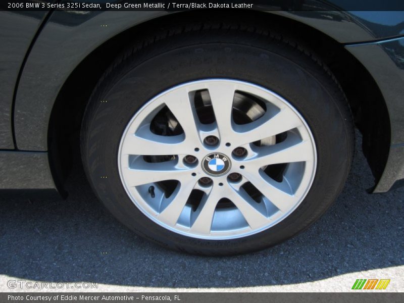 Deep Green Metallic / Terra/Black Dakota Leather 2006 BMW 3 Series 325i Sedan