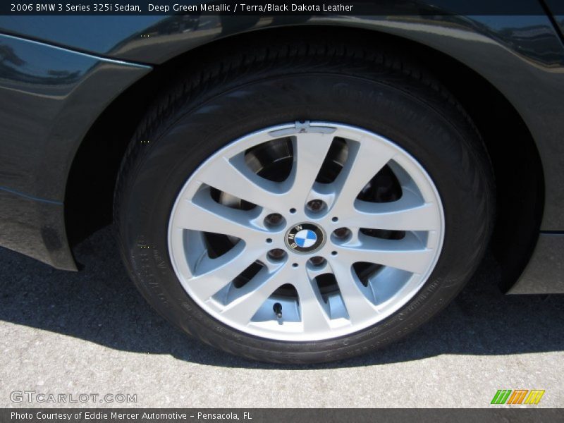 Deep Green Metallic / Terra/Black Dakota Leather 2006 BMW 3 Series 325i Sedan