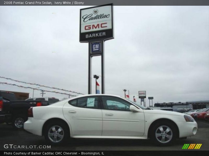 Ivory White / Ebony 2008 Pontiac Grand Prix Sedan