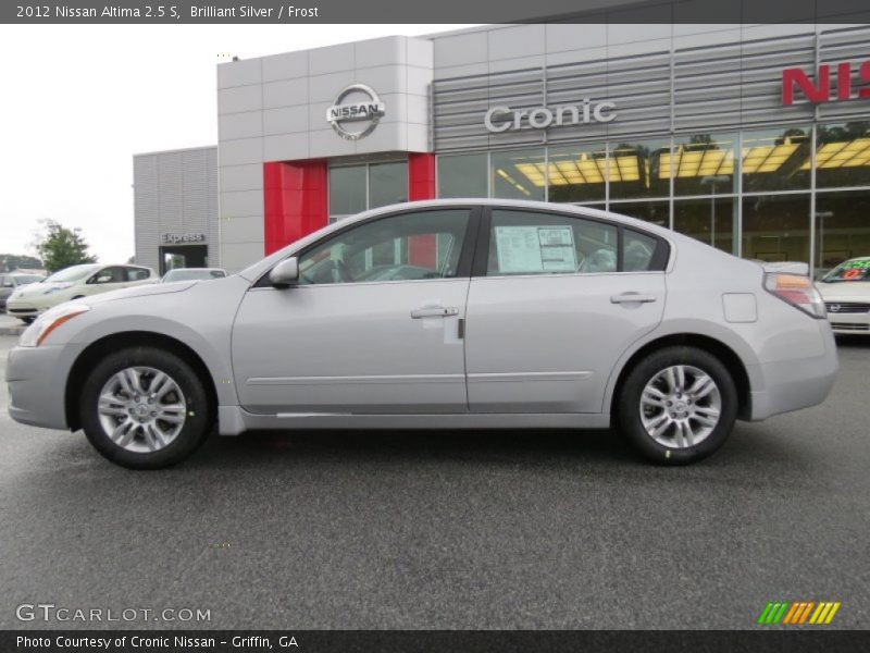 Brilliant Silver / Frost 2012 Nissan Altima 2.5 S