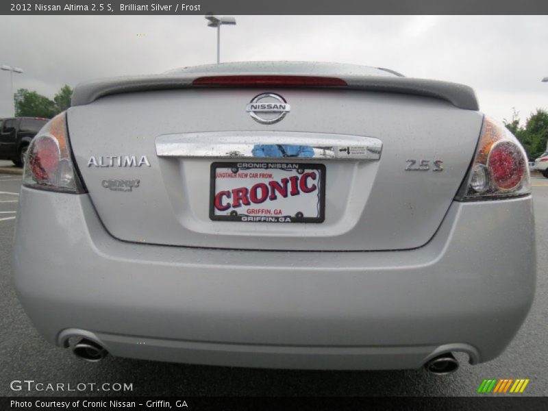 Brilliant Silver / Frost 2012 Nissan Altima 2.5 S