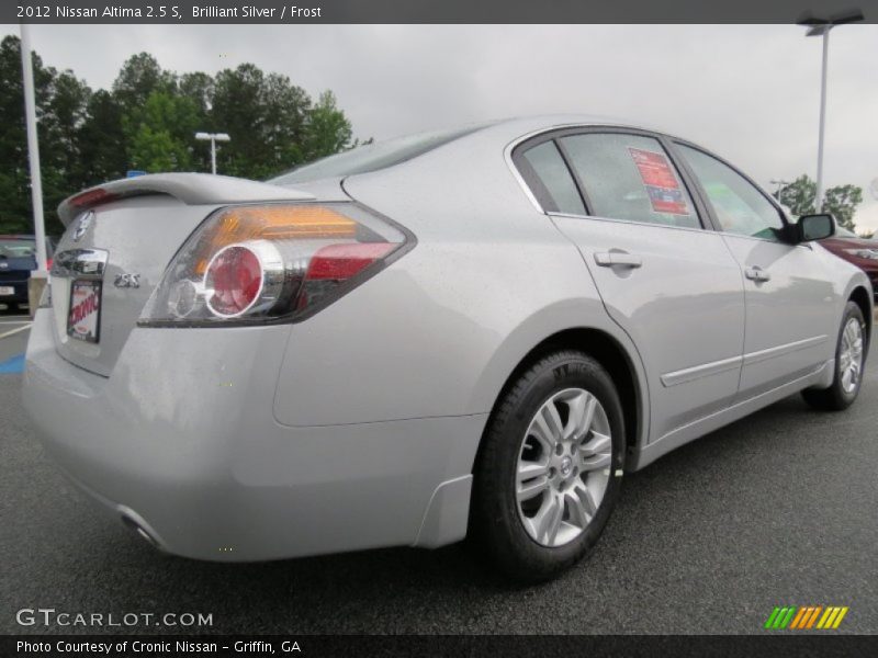 Brilliant Silver / Frost 2012 Nissan Altima 2.5 S