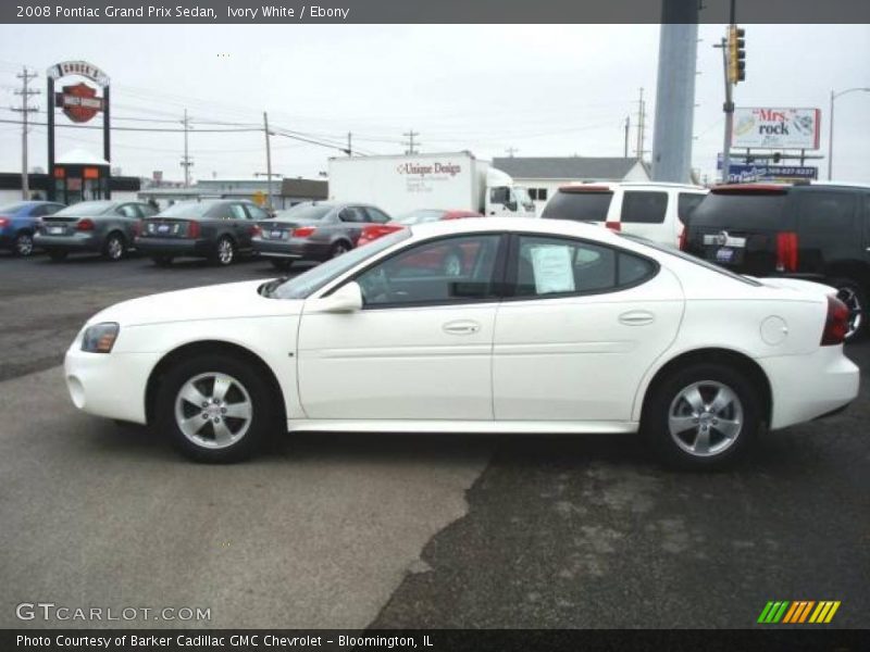 Ivory White / Ebony 2008 Pontiac Grand Prix Sedan