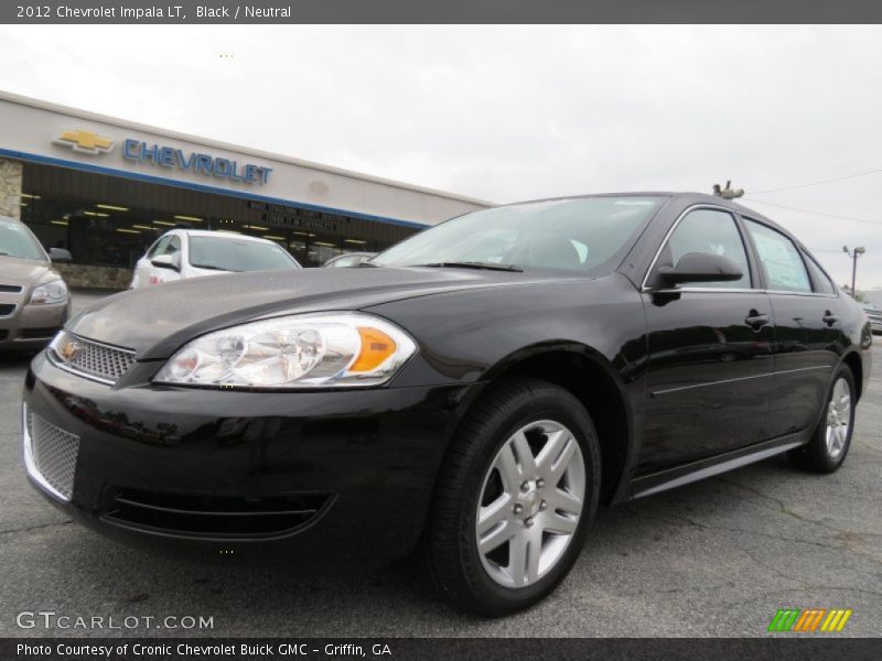 Black / Neutral 2012 Chevrolet Impala LT