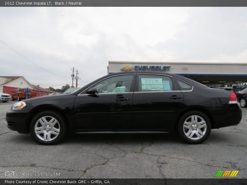 Black / Neutral 2012 Chevrolet Impala LT