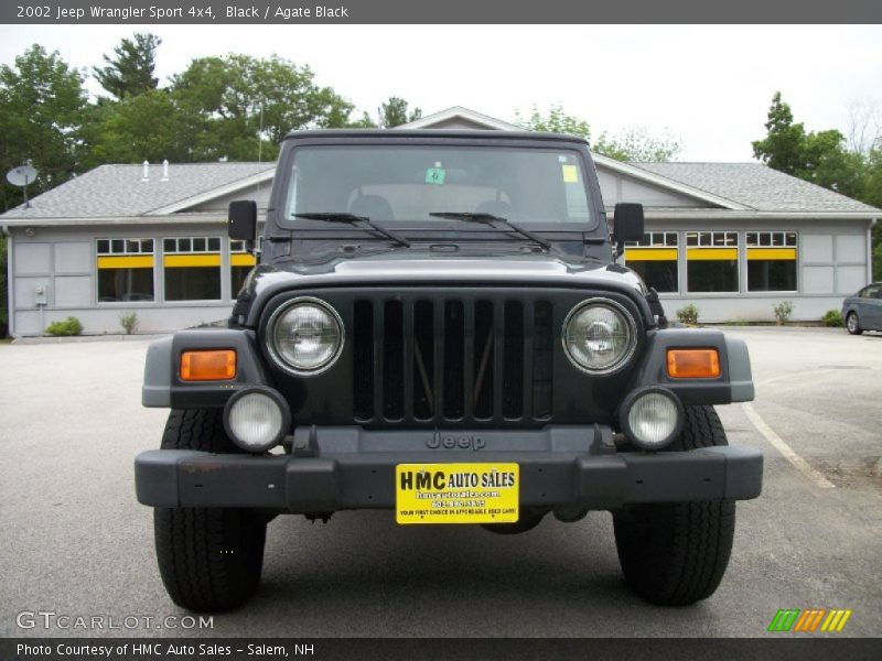 Black / Agate Black 2002 Jeep Wrangler Sport 4x4
