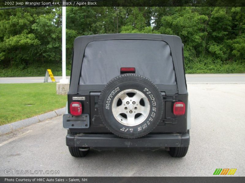 Black / Agate Black 2002 Jeep Wrangler Sport 4x4