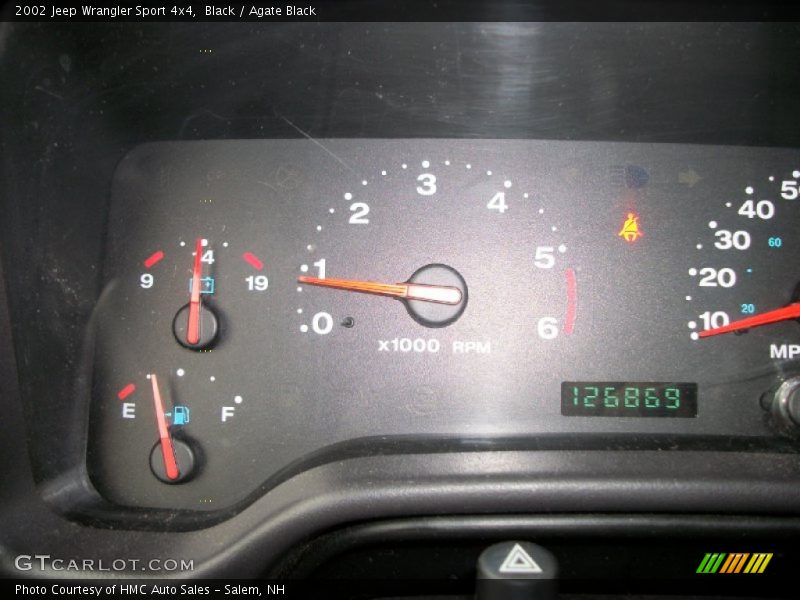 Black / Agate Black 2002 Jeep Wrangler Sport 4x4