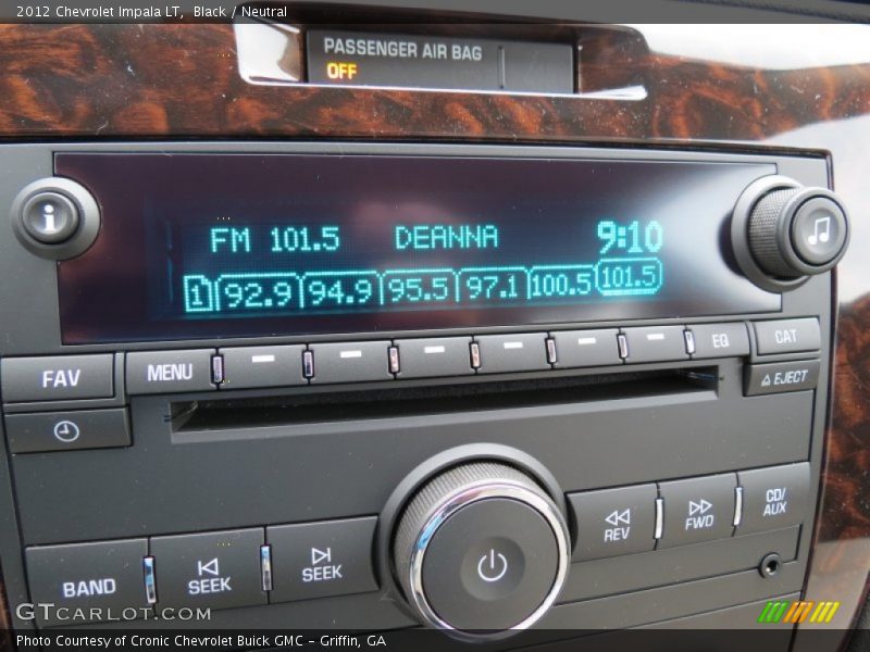 Black / Neutral 2012 Chevrolet Impala LT