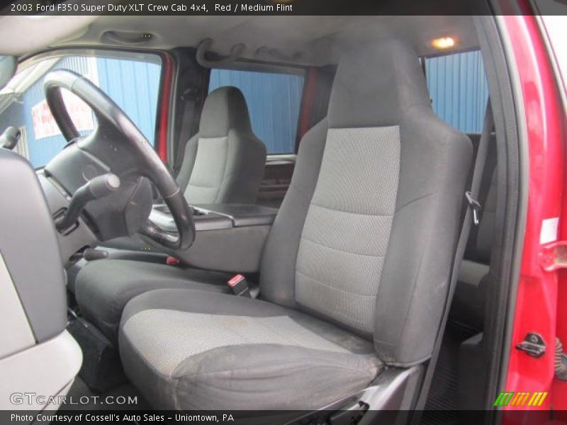  2003 F350 Super Duty XLT Crew Cab 4x4 Medium Flint Interior