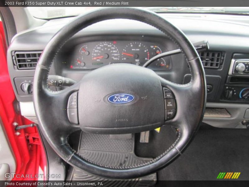  2003 F350 Super Duty XLT Crew Cab 4x4 Steering Wheel