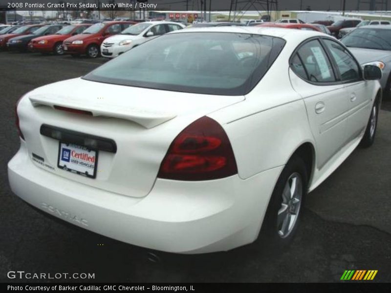 Ivory White / Ebony 2008 Pontiac Grand Prix Sedan