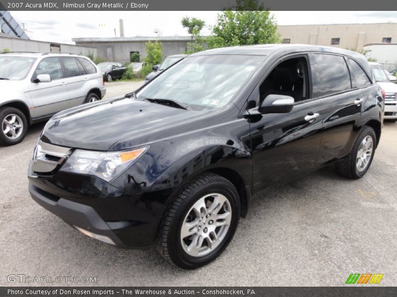 Nimbus Gray Metallic / Ebony 2007 Acura MDX