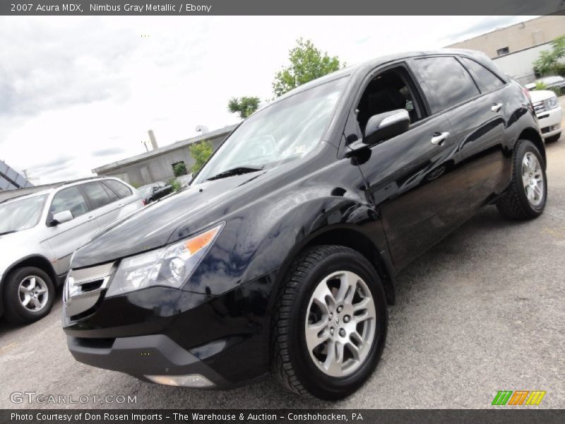 Nimbus Gray Metallic / Ebony 2007 Acura MDX