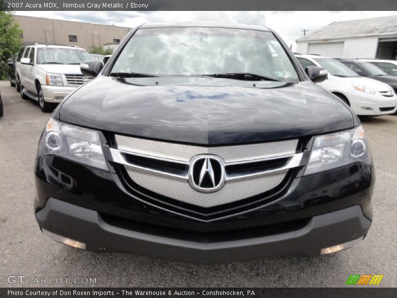 Nimbus Gray Metallic / Ebony 2007 Acura MDX