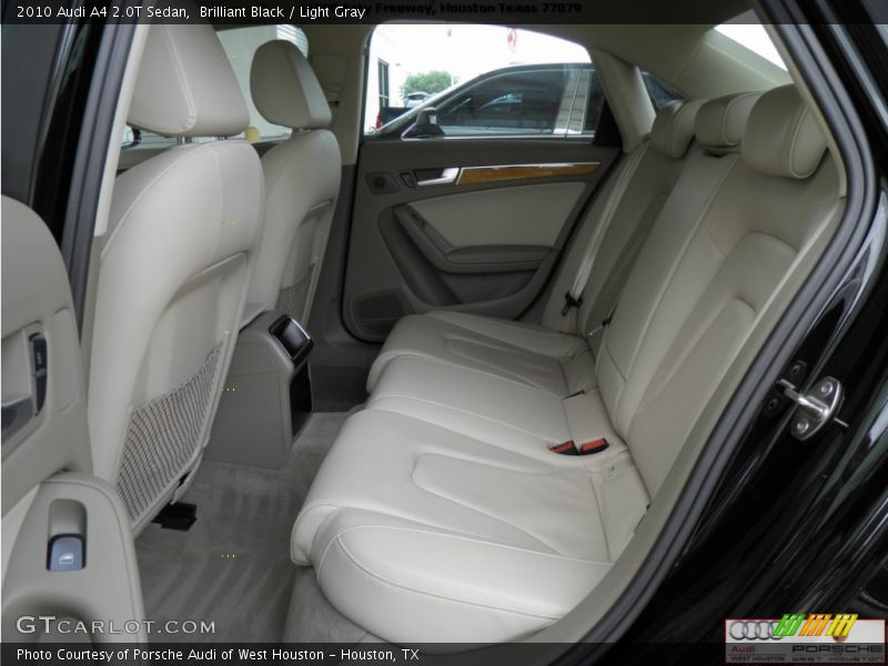 Brilliant Black / Light Gray 2010 Audi A4 2.0T Sedan
