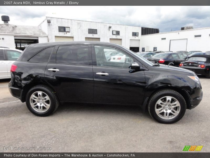 Nimbus Gray Metallic / Ebony 2007 Acura MDX