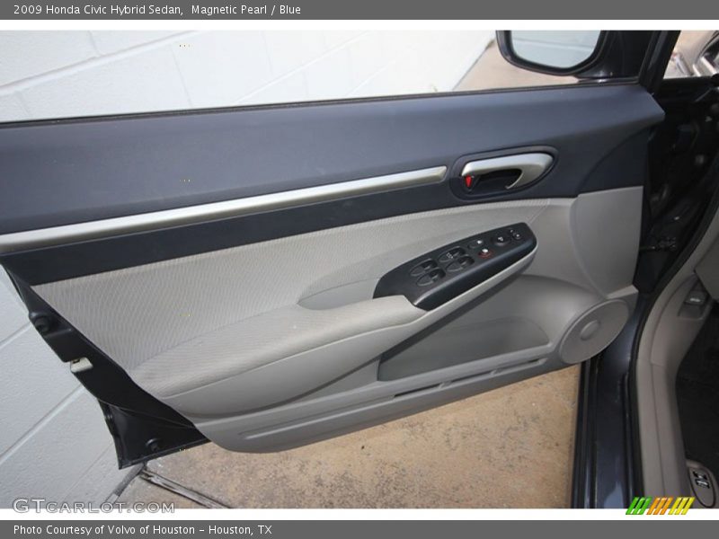 Magnetic Pearl / Blue 2009 Honda Civic Hybrid Sedan