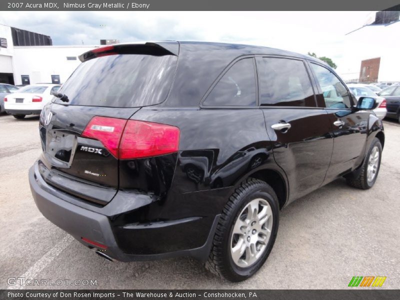 Nimbus Gray Metallic / Ebony 2007 Acura MDX