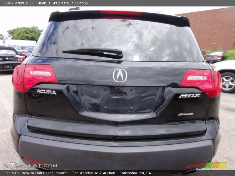 Nimbus Gray Metallic / Ebony 2007 Acura MDX