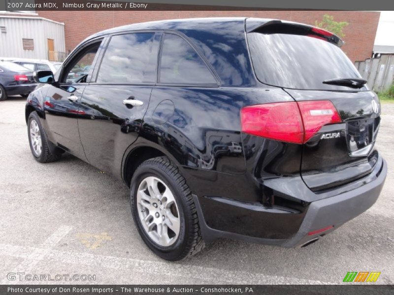 Nimbus Gray Metallic / Ebony 2007 Acura MDX