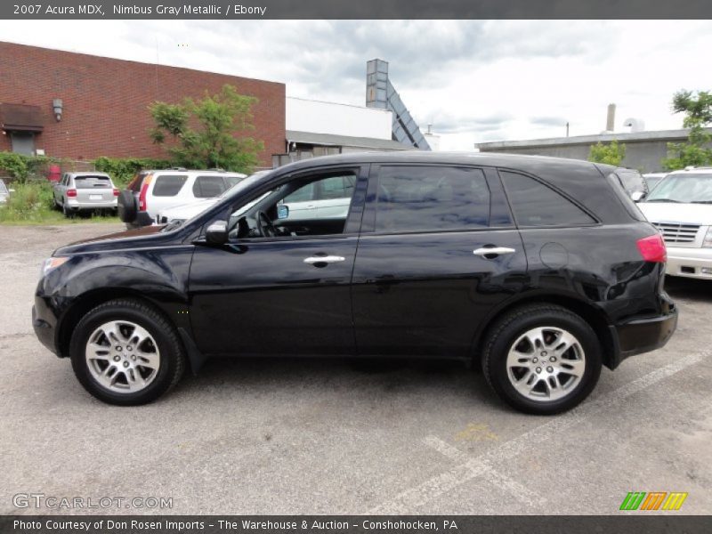 Nimbus Gray Metallic / Ebony 2007 Acura MDX