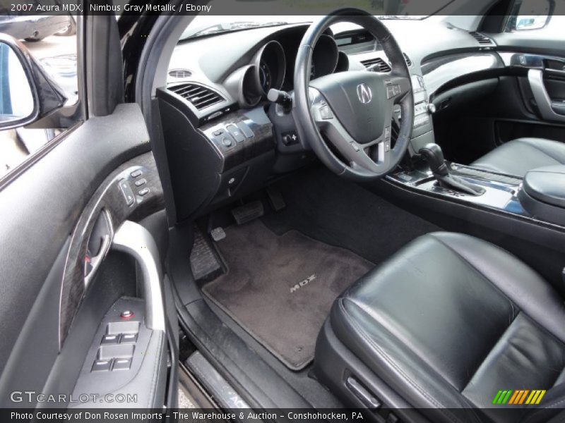 Nimbus Gray Metallic / Ebony 2007 Acura MDX