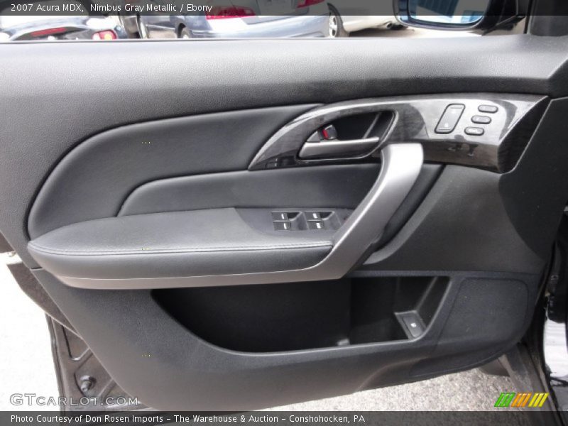 Nimbus Gray Metallic / Ebony 2007 Acura MDX