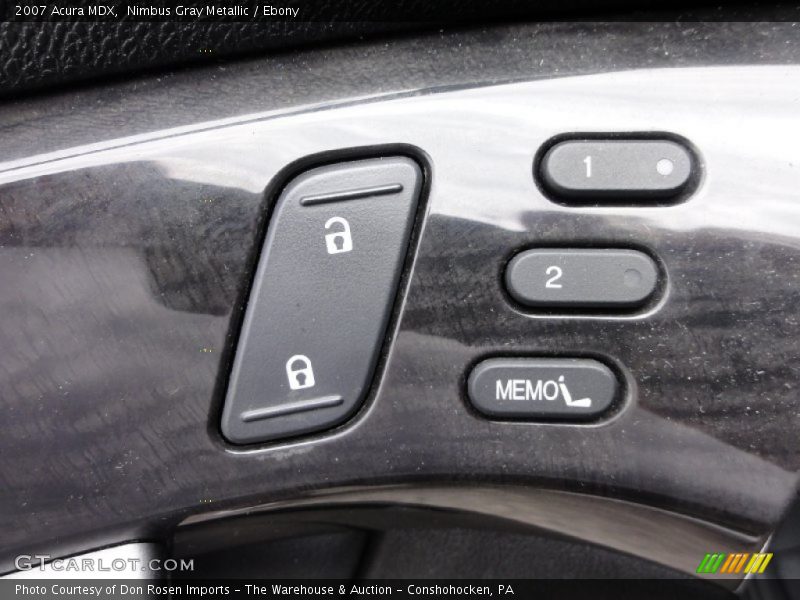 Nimbus Gray Metallic / Ebony 2007 Acura MDX