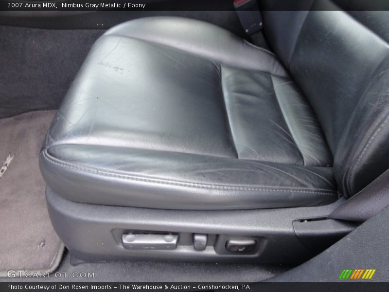 Nimbus Gray Metallic / Ebony 2007 Acura MDX