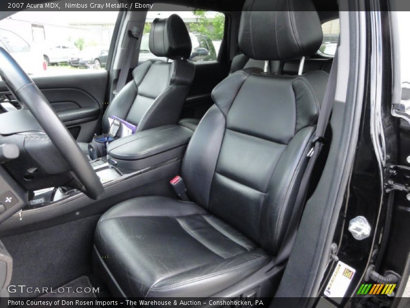 Nimbus Gray Metallic / Ebony 2007 Acura MDX