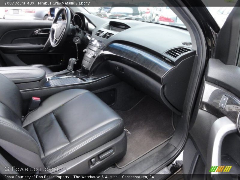 Nimbus Gray Metallic / Ebony 2007 Acura MDX