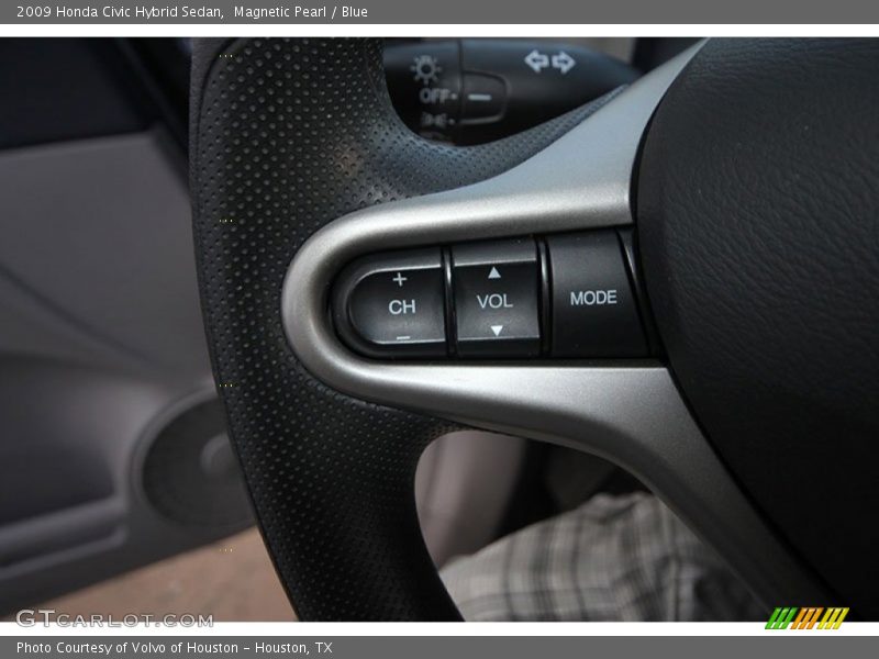 Magnetic Pearl / Blue 2009 Honda Civic Hybrid Sedan