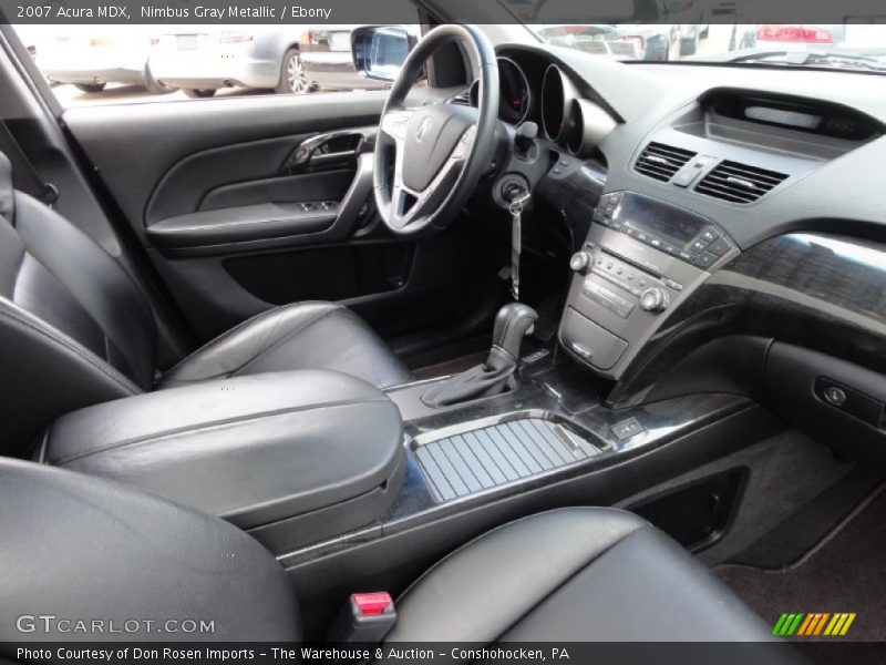 Nimbus Gray Metallic / Ebony 2007 Acura MDX
