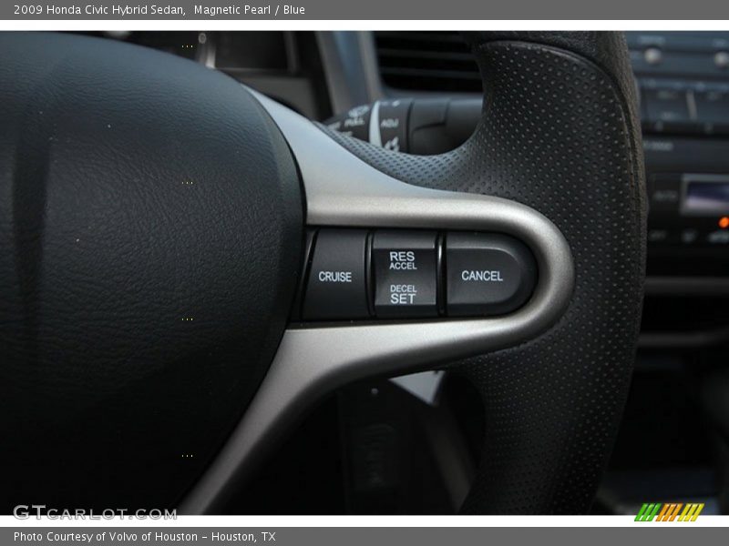 Magnetic Pearl / Blue 2009 Honda Civic Hybrid Sedan