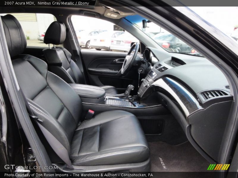Nimbus Gray Metallic / Ebony 2007 Acura MDX