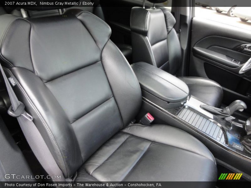 Nimbus Gray Metallic / Ebony 2007 Acura MDX