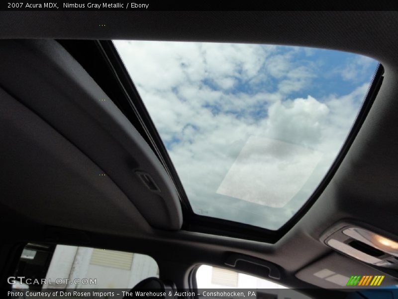 Nimbus Gray Metallic / Ebony 2007 Acura MDX